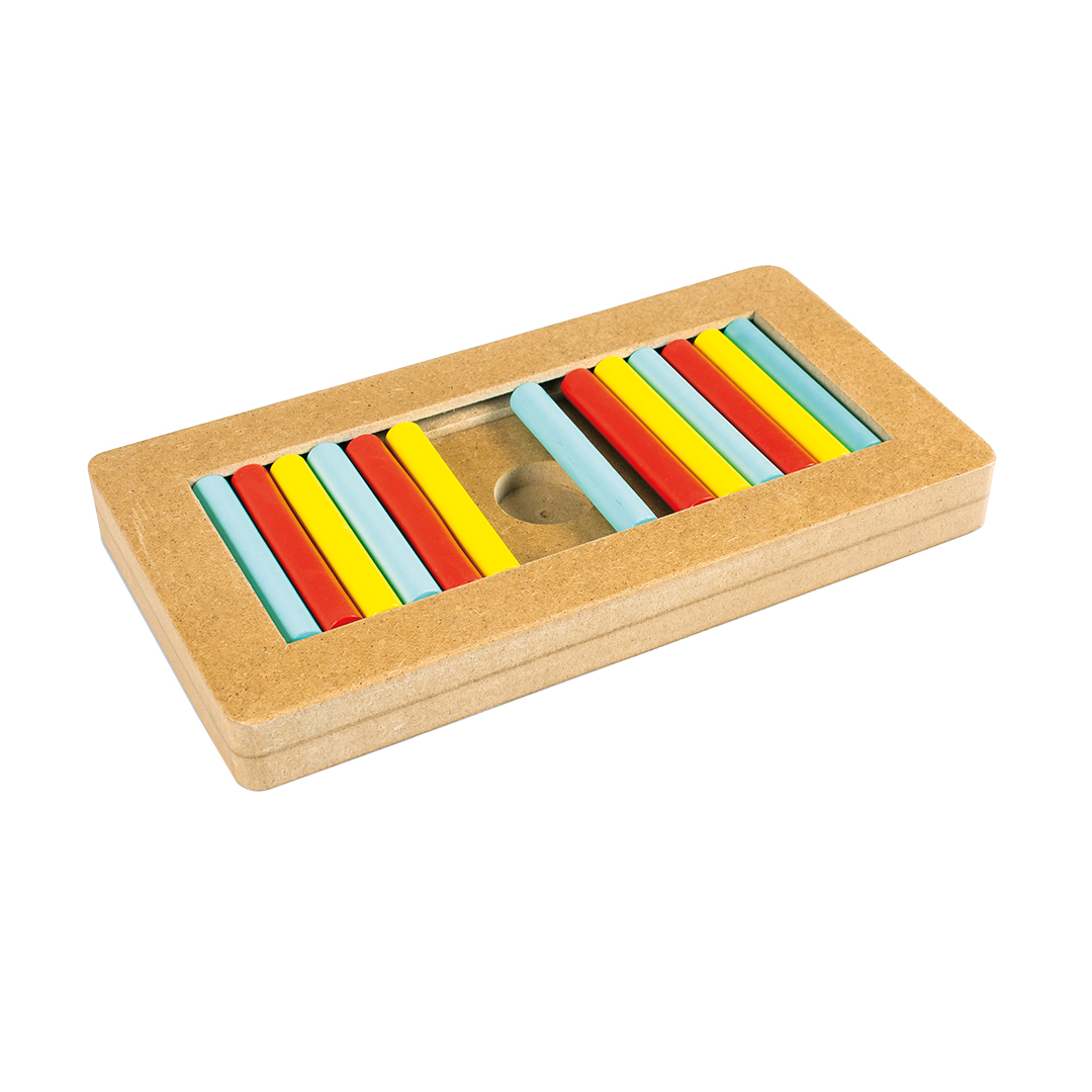 Slide `n snack puzzle - rectangle multicolore - Product shot