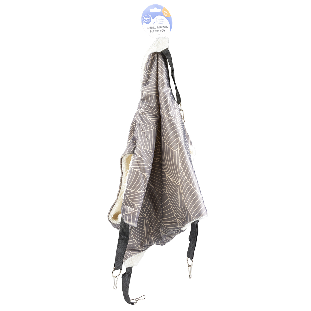 Elm hammock plush grey/white - Verpakkingsbeeld
