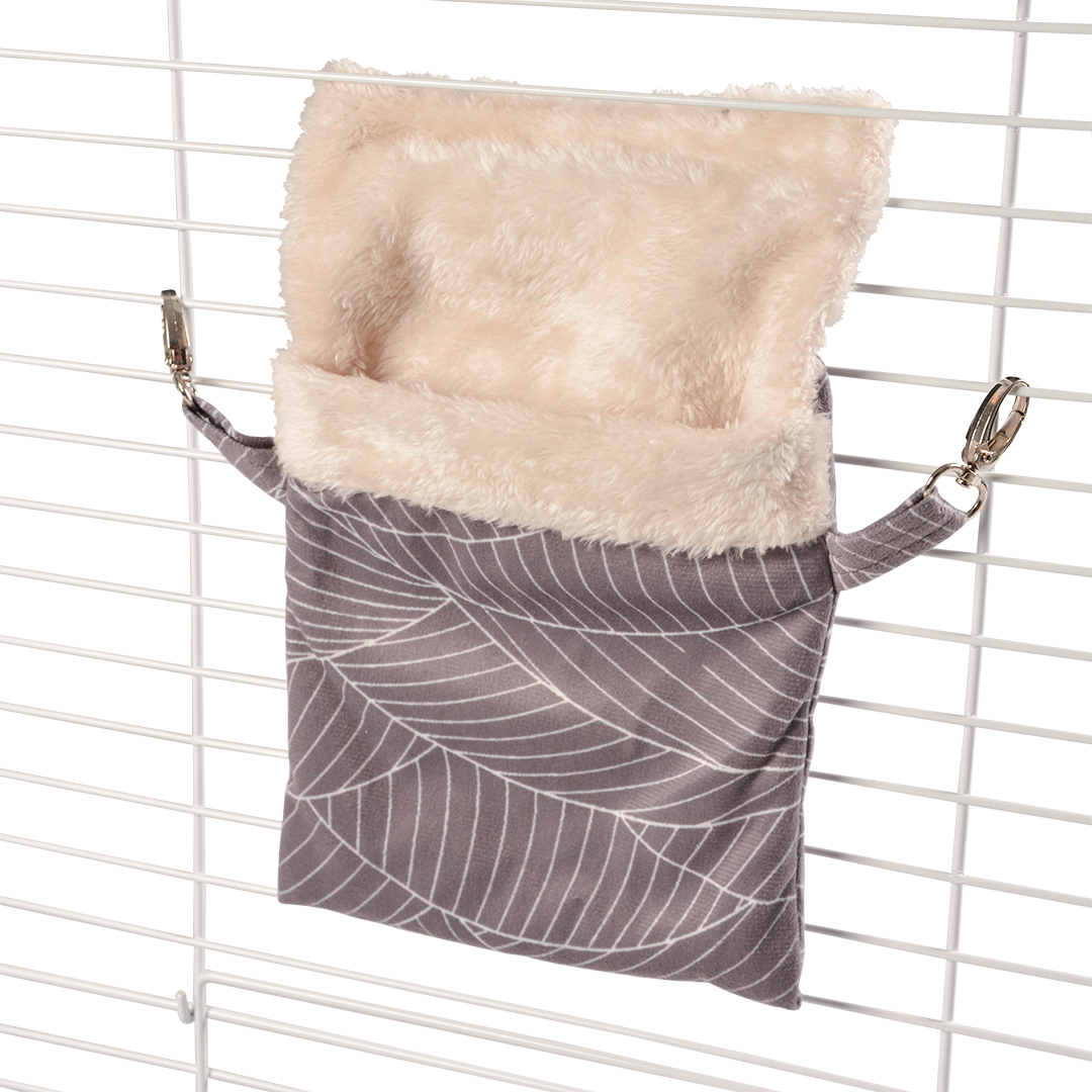 Elm hanging bag plush grey/white - Detail 1