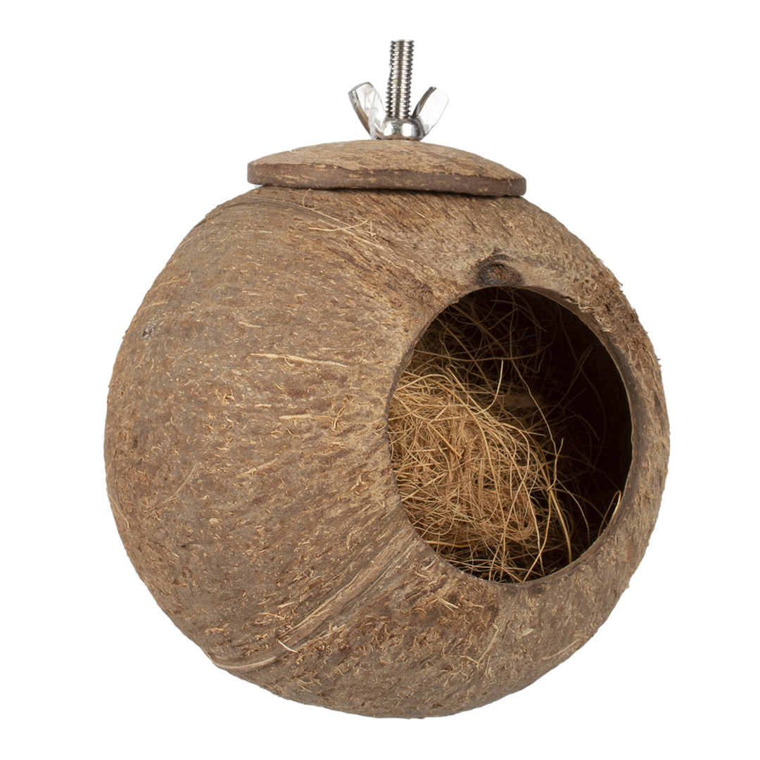 Coconut jungle house with wire fixing brown - Product shot