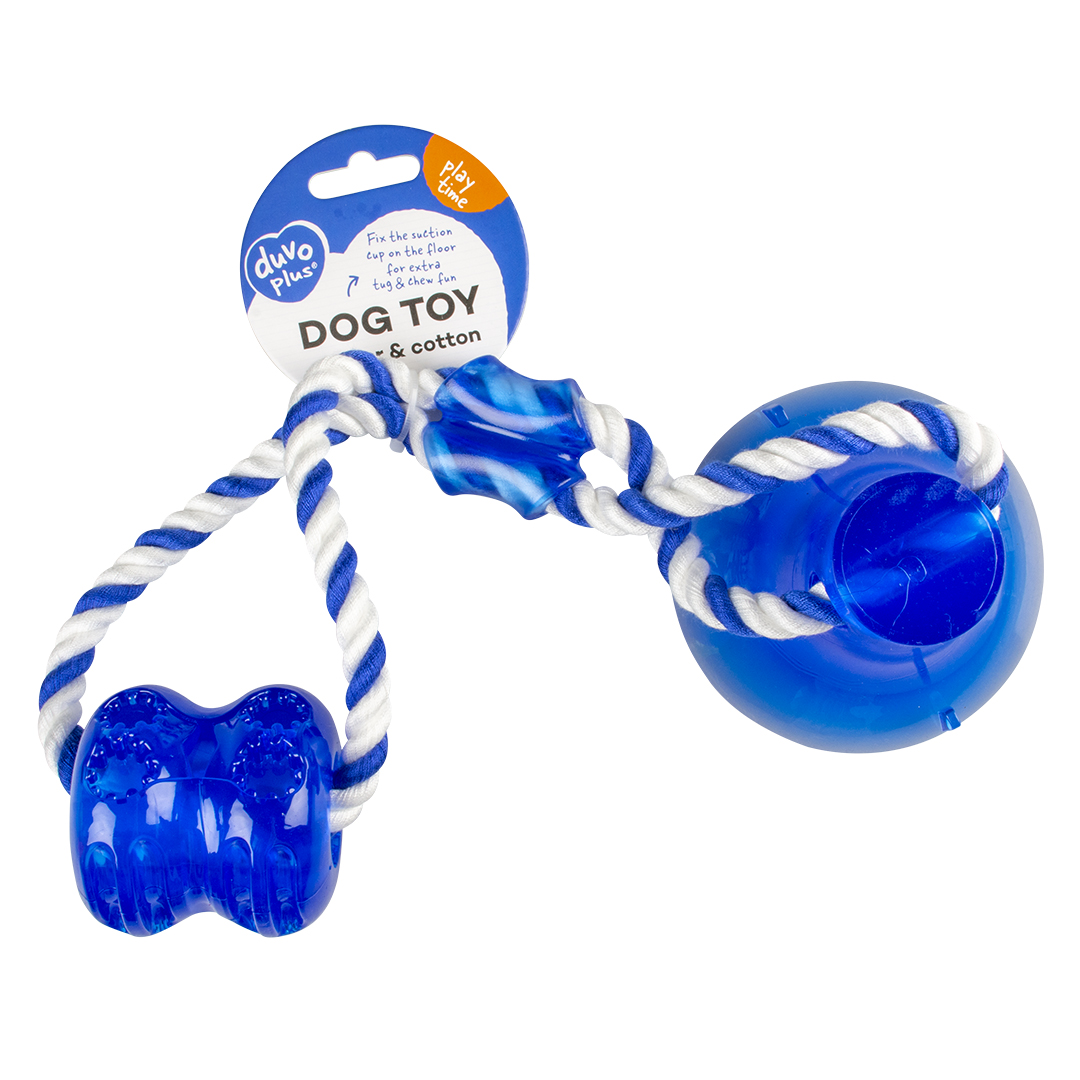 TUG `N CHEW TOY blauw - Verpakkingsbeeld