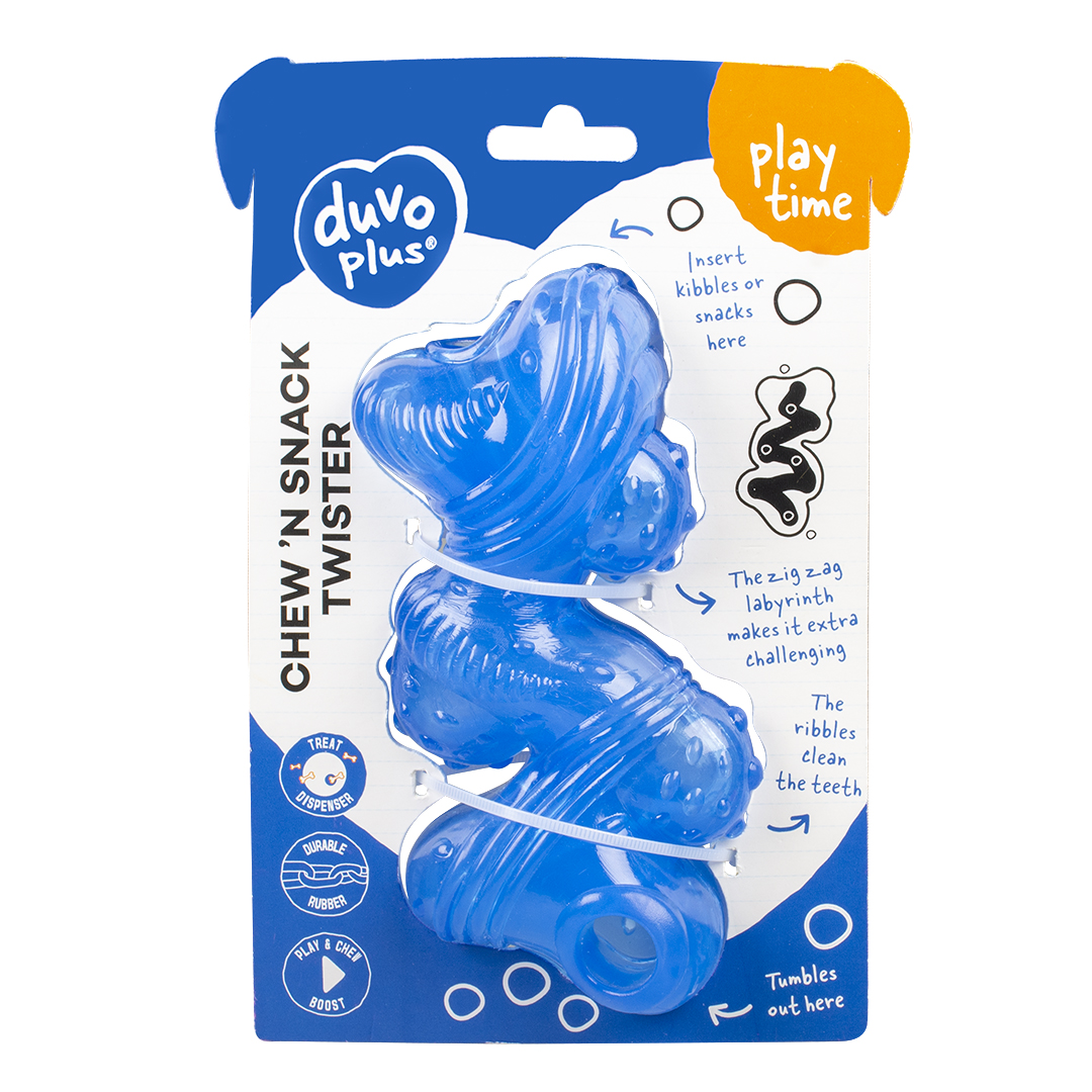 Chew `n snack twister blauw - Verpakkingsbeeld