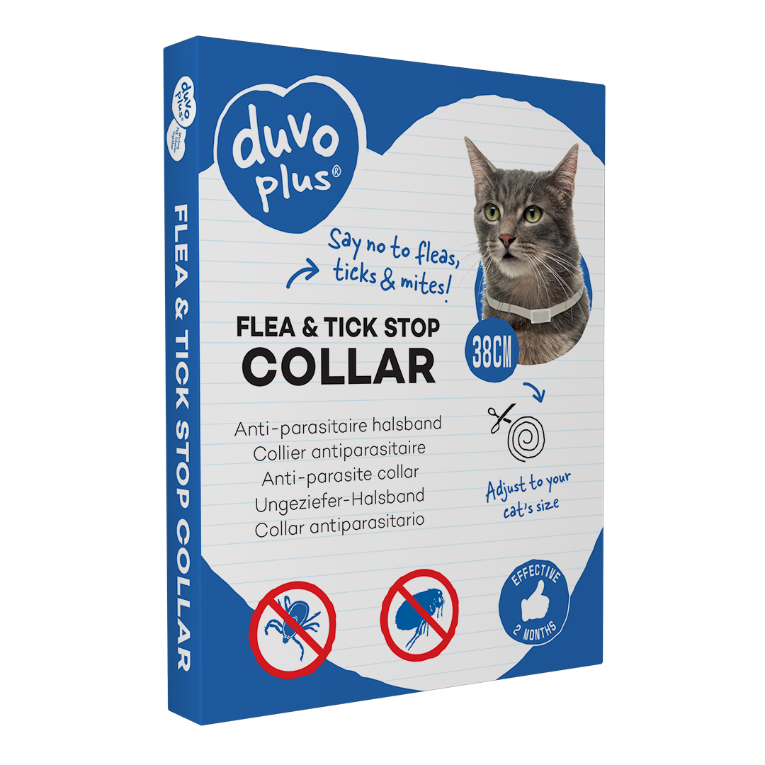 Flea & tick stop anti-parasite collar cat - Product shot