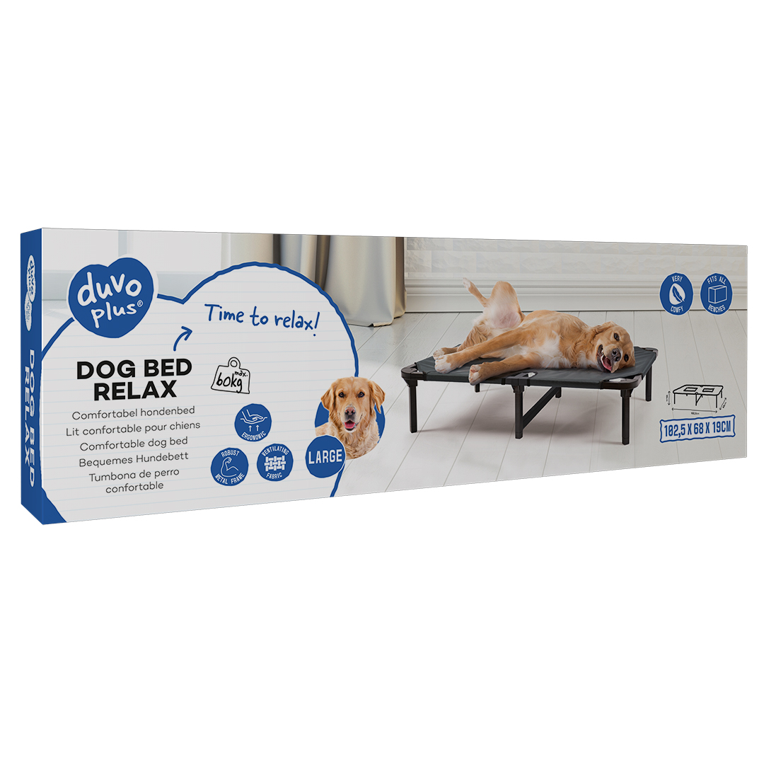 Dog bed relax grey - Verpakkingsbeeld