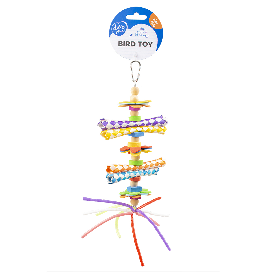 Colourful pendant with plastic toys multicolour - Verpakkingsbeeld