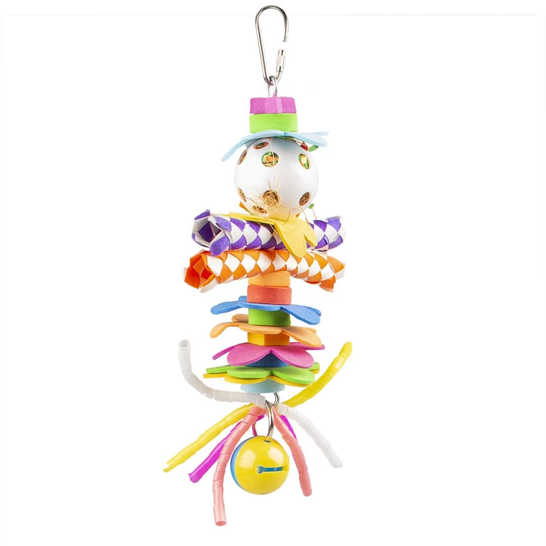Kleurrijke hanger met plastieke speeltjes meerkleurig - Product shot
