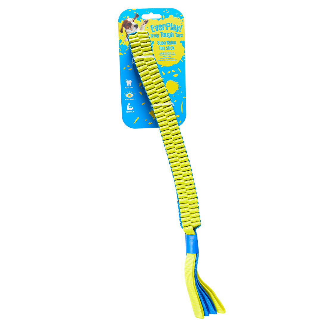 Supa` nylon tug stick blau/gelb - Verpakkingsbeeld