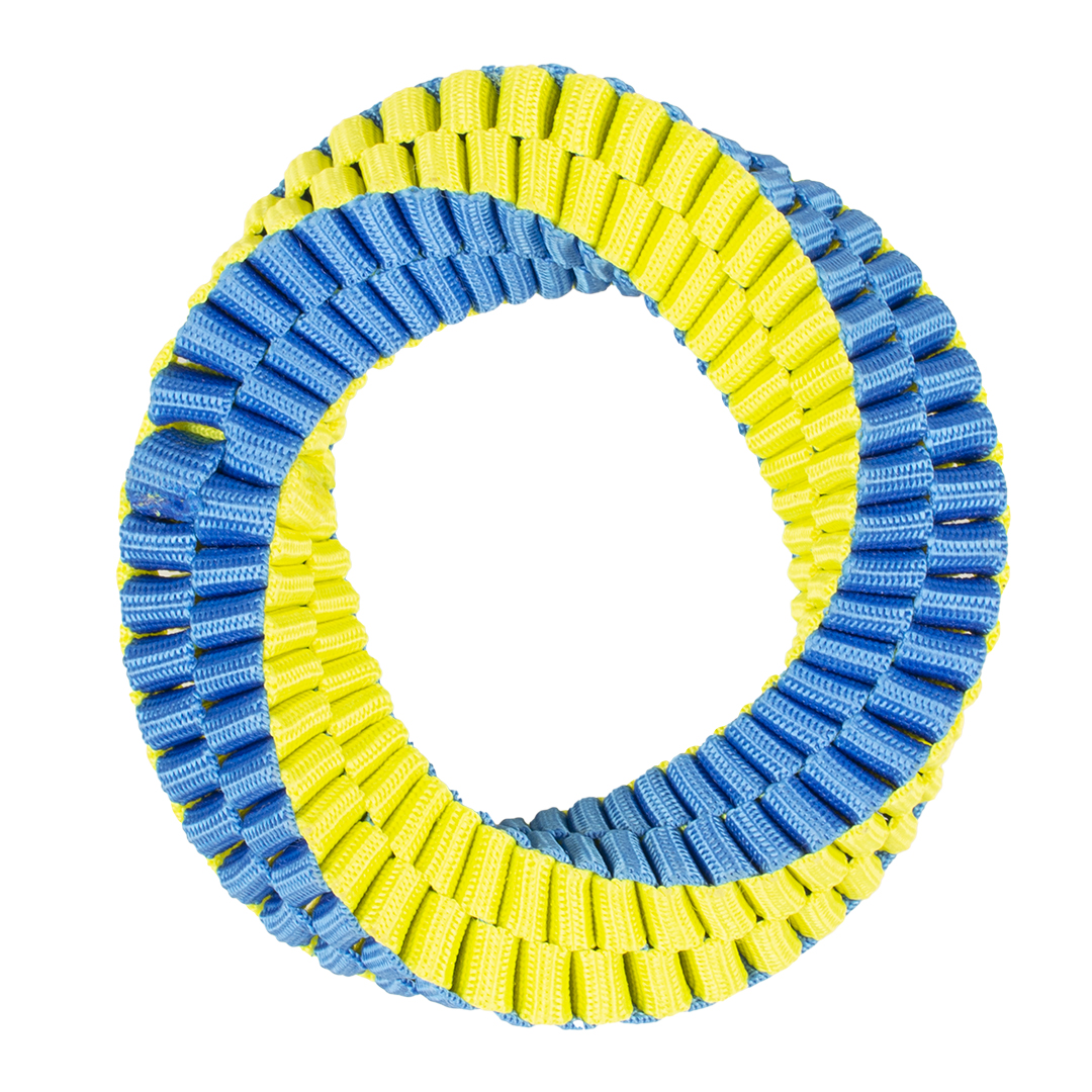 Supa` nylon hoop bleu/jaune - Product shot