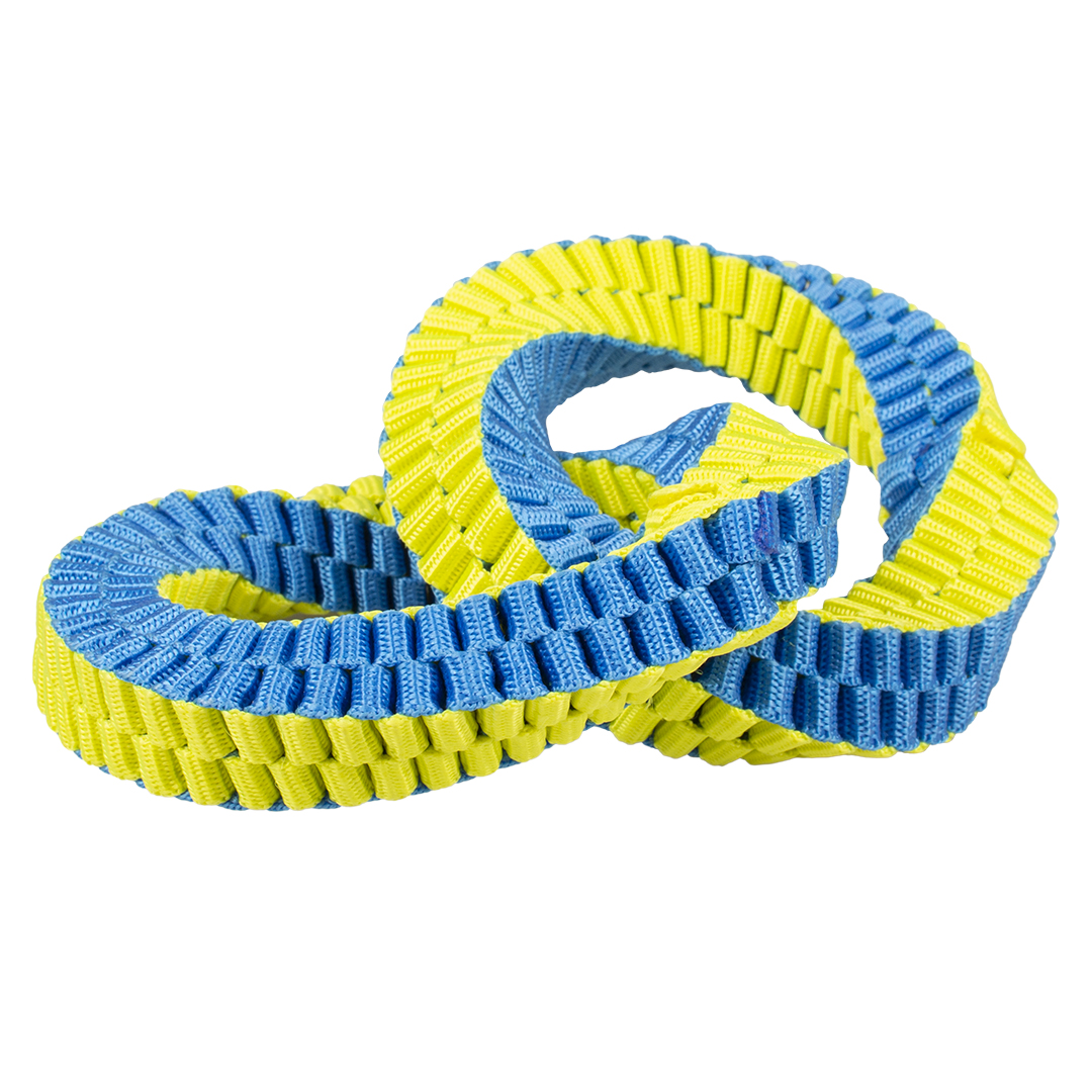 Supa` nylon double hoop bleu/jaune - Product shot