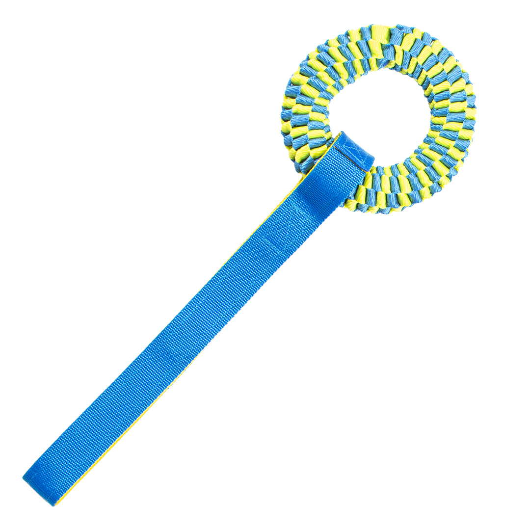 Supa` nylon tug hoop blue/yellow - Product shot