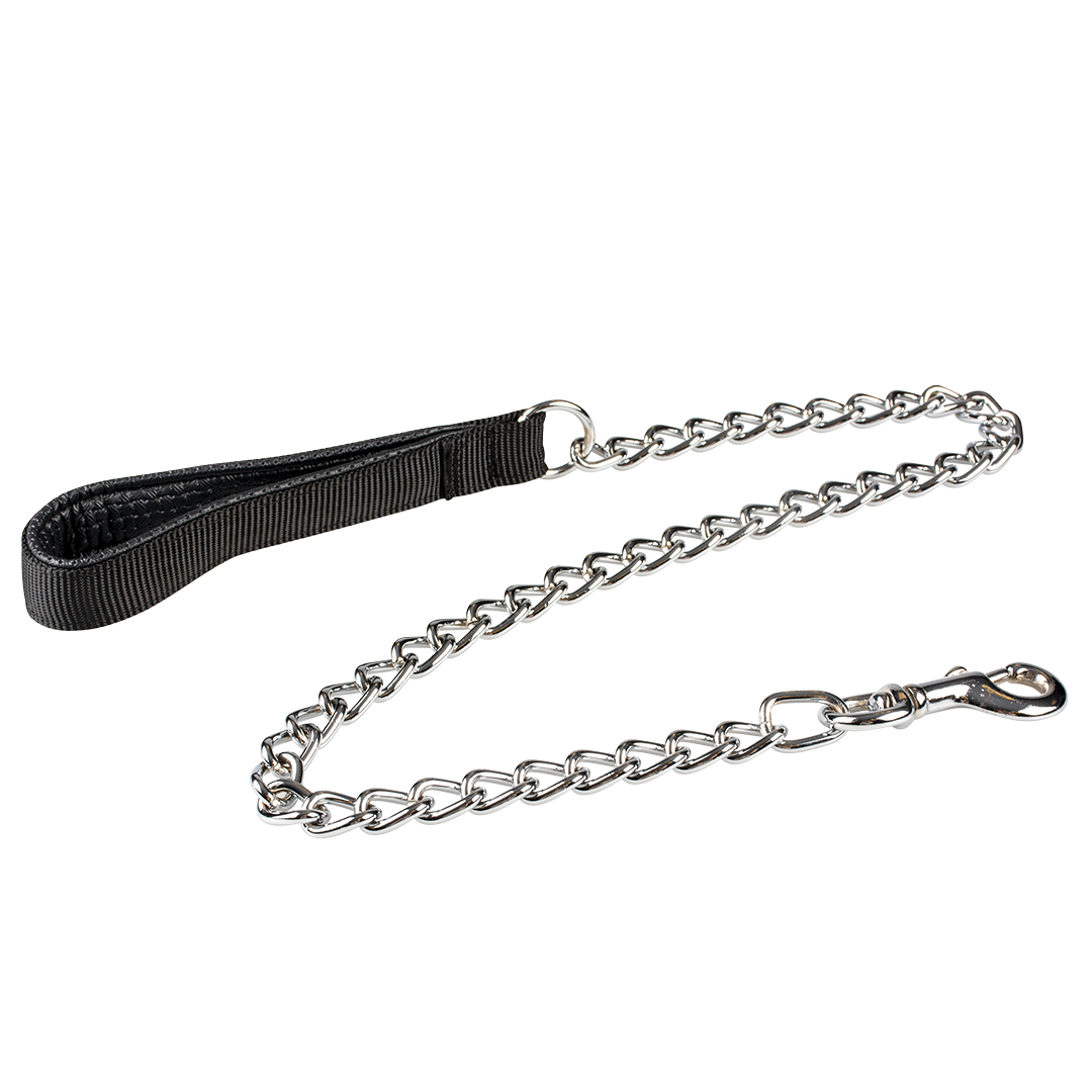 Lead chain padded handle black - <Product shot>