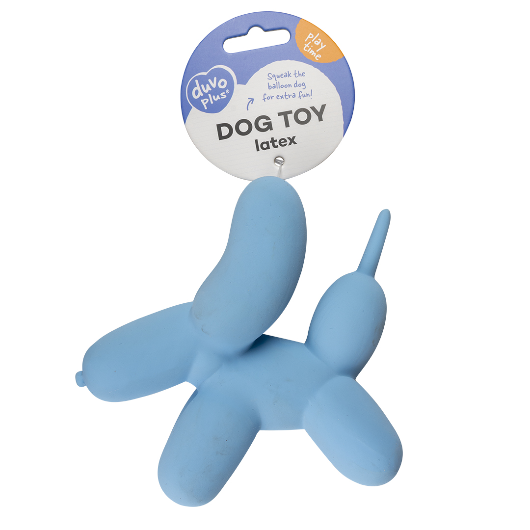 Latex balloon Terrier blauw - Verpakkingsbeeld