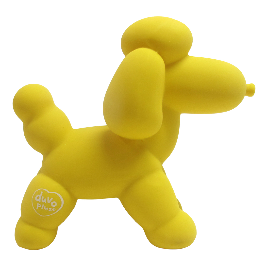 Latex balloon Poodle geel - Product shot