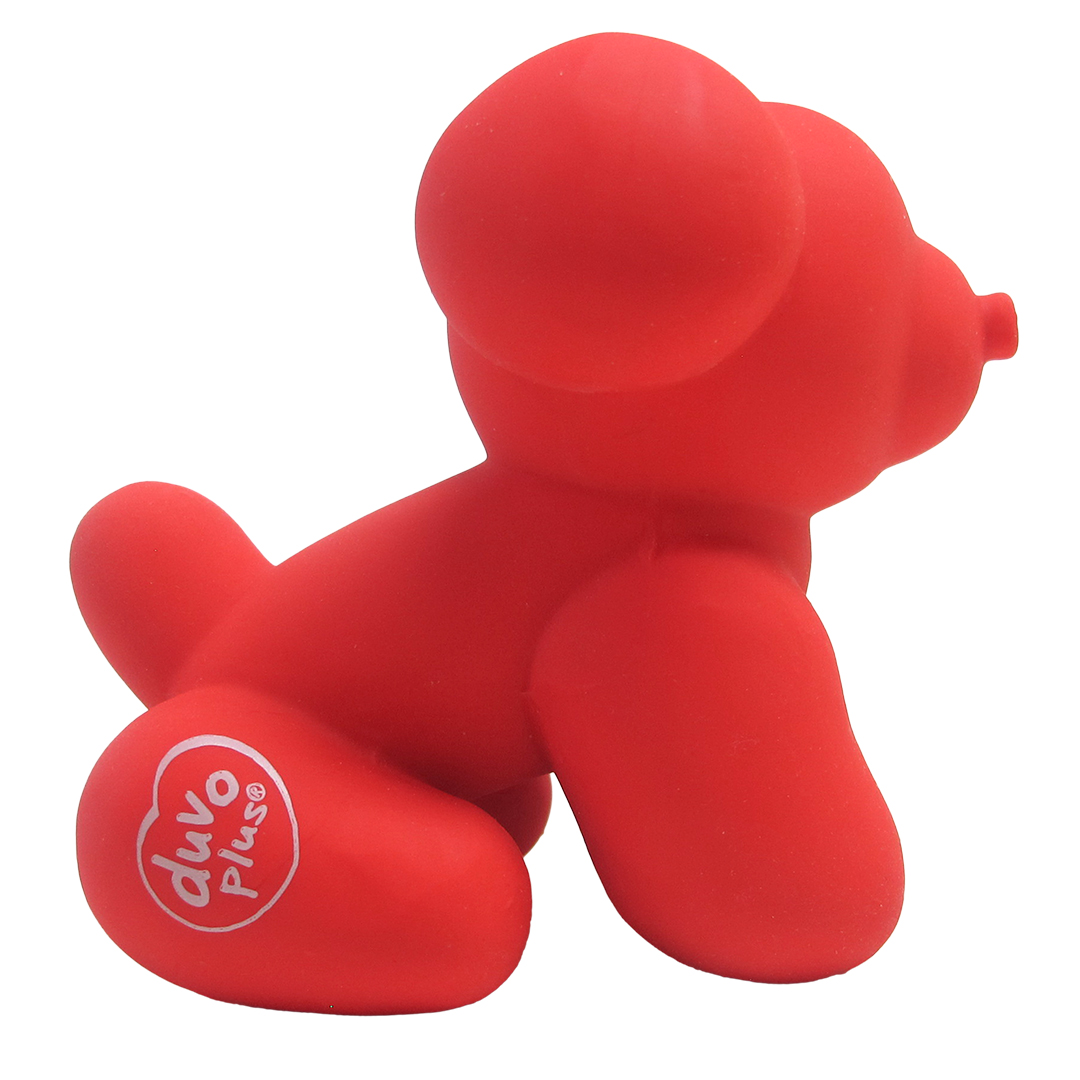 Latex balloon Pug rood - Product shot