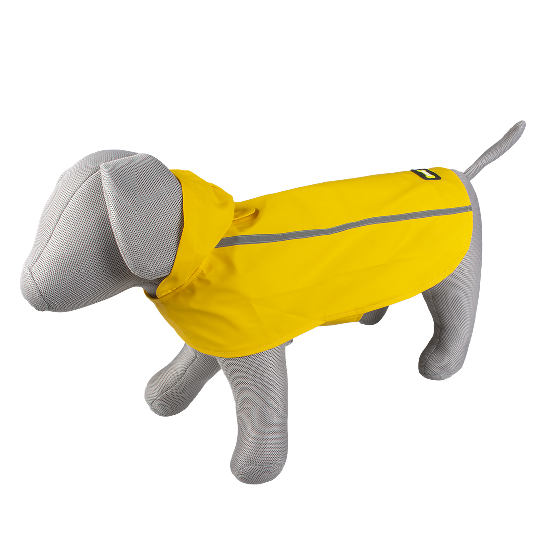 Dog raincoat reflective yellow - <Product shot>