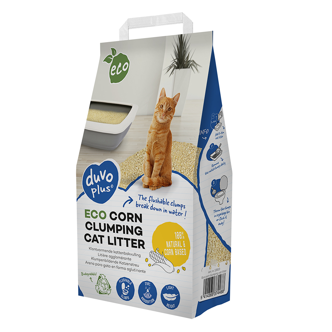 Eco corn clumping cat litter - <Product shot>