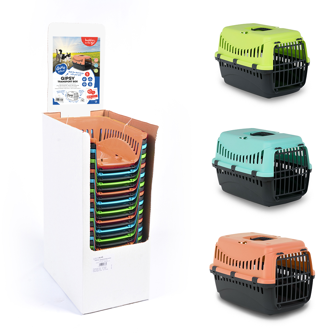 Gipsy transportbox plastic deur gemengde kleuren - Product shot
