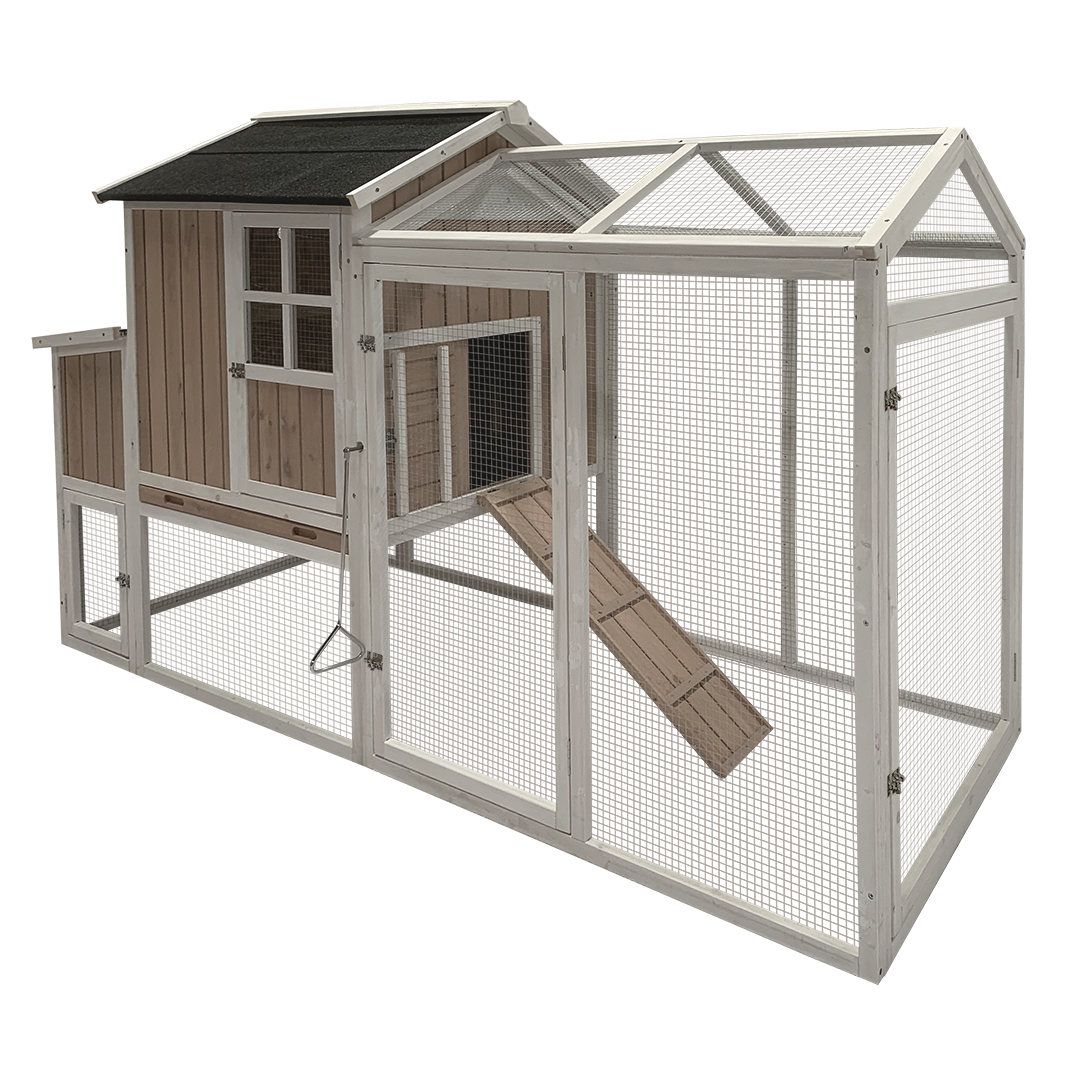Woodland chicken coop mirabel forest taupe - Product shot