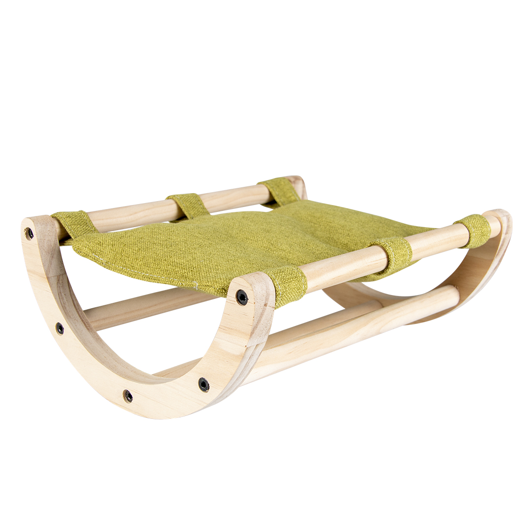 Wooden rocking bed multicolour - Product shot