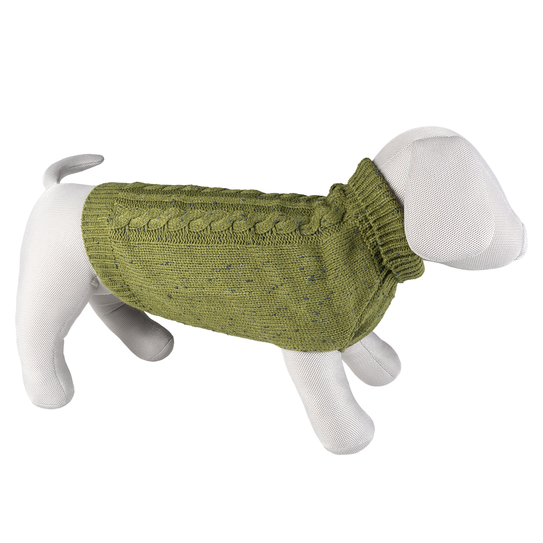 Dog sweater cozy green - <Product shot>