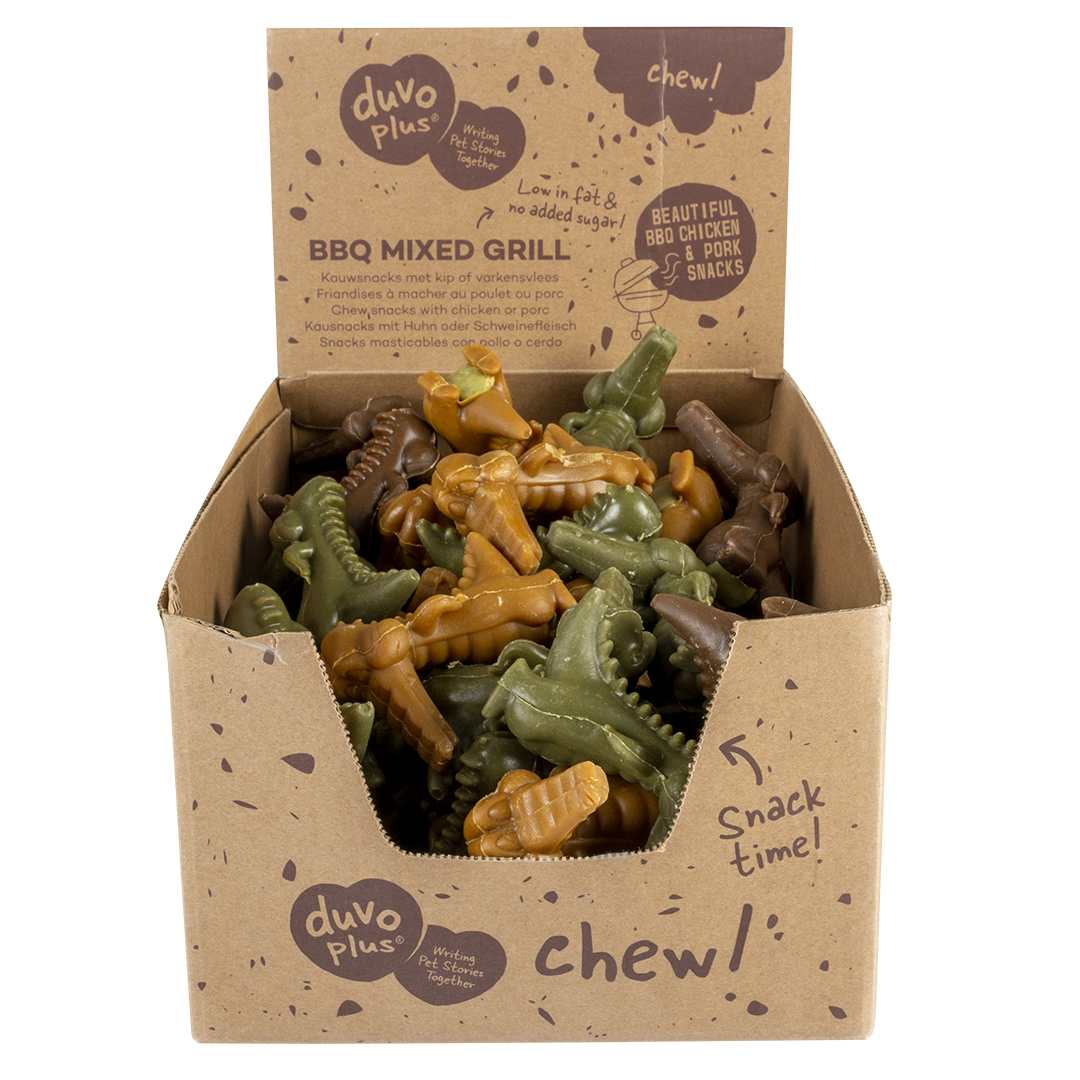 Chew! gevulde dental krokodillen gemengde kleuren - Verpakkingsbeeld