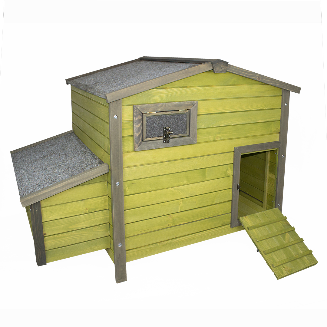Woodland chicken coop grace green - Product shot