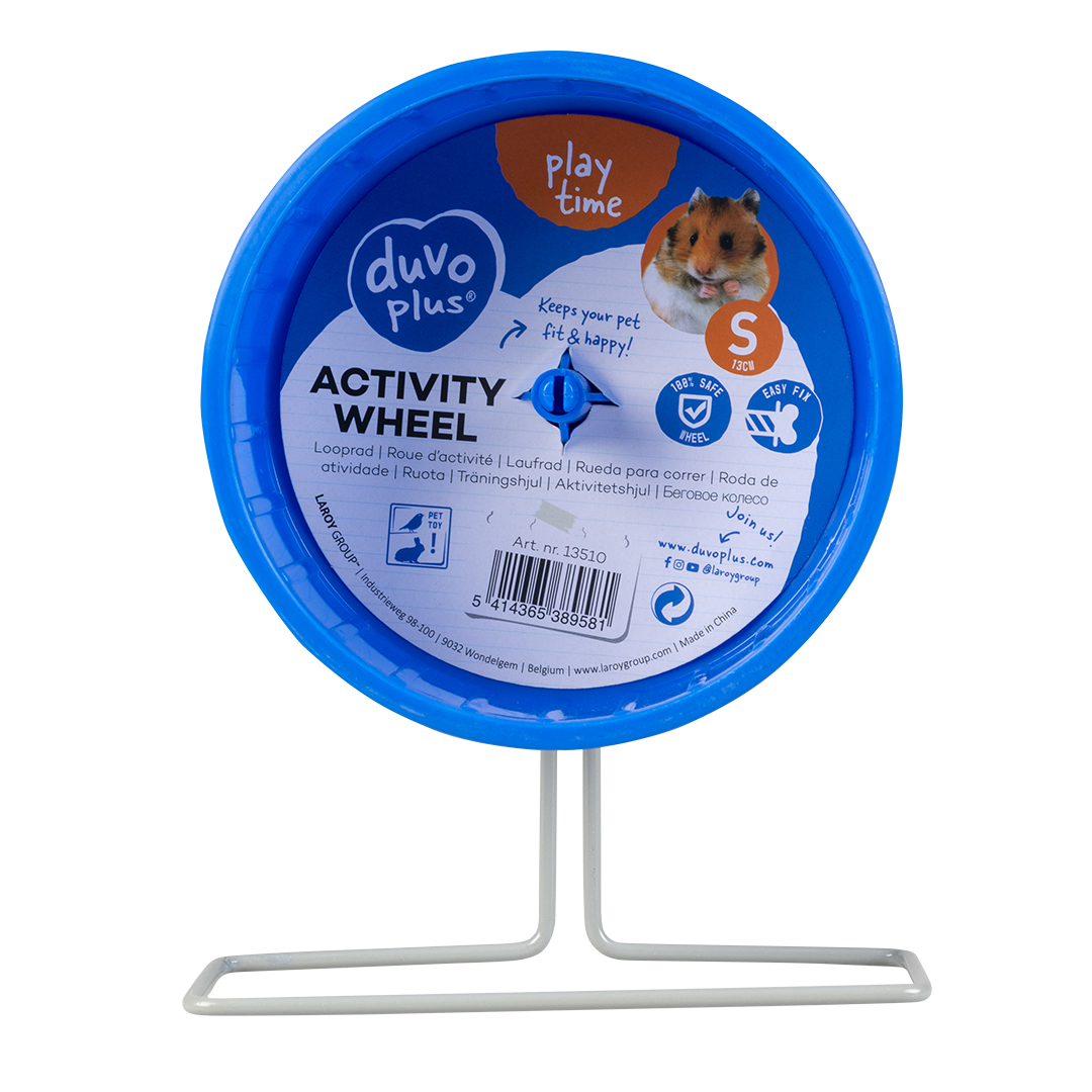 Activity wheel plastic blue - Verpakkingsbeeld