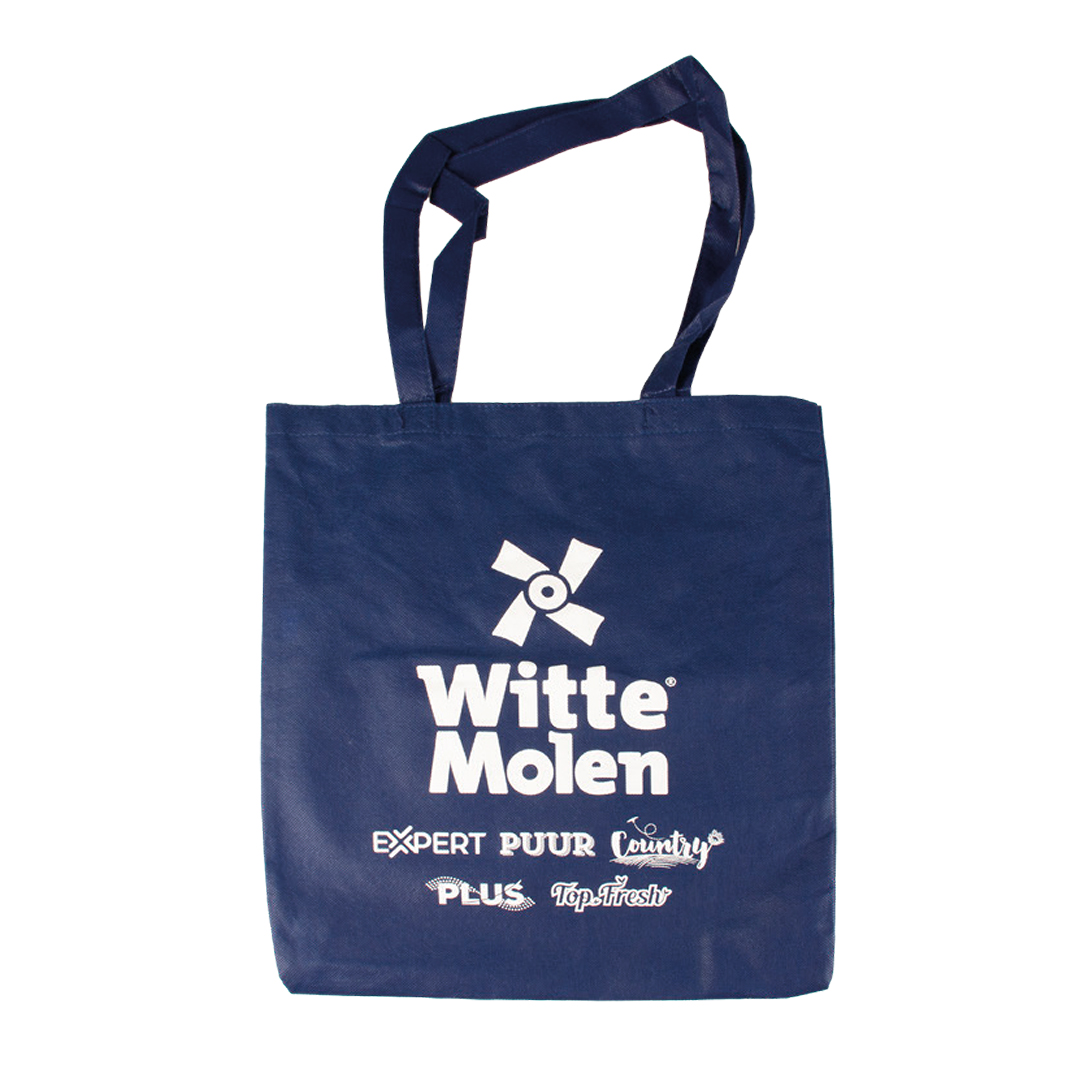 Witte molen bag non woven - Product shot