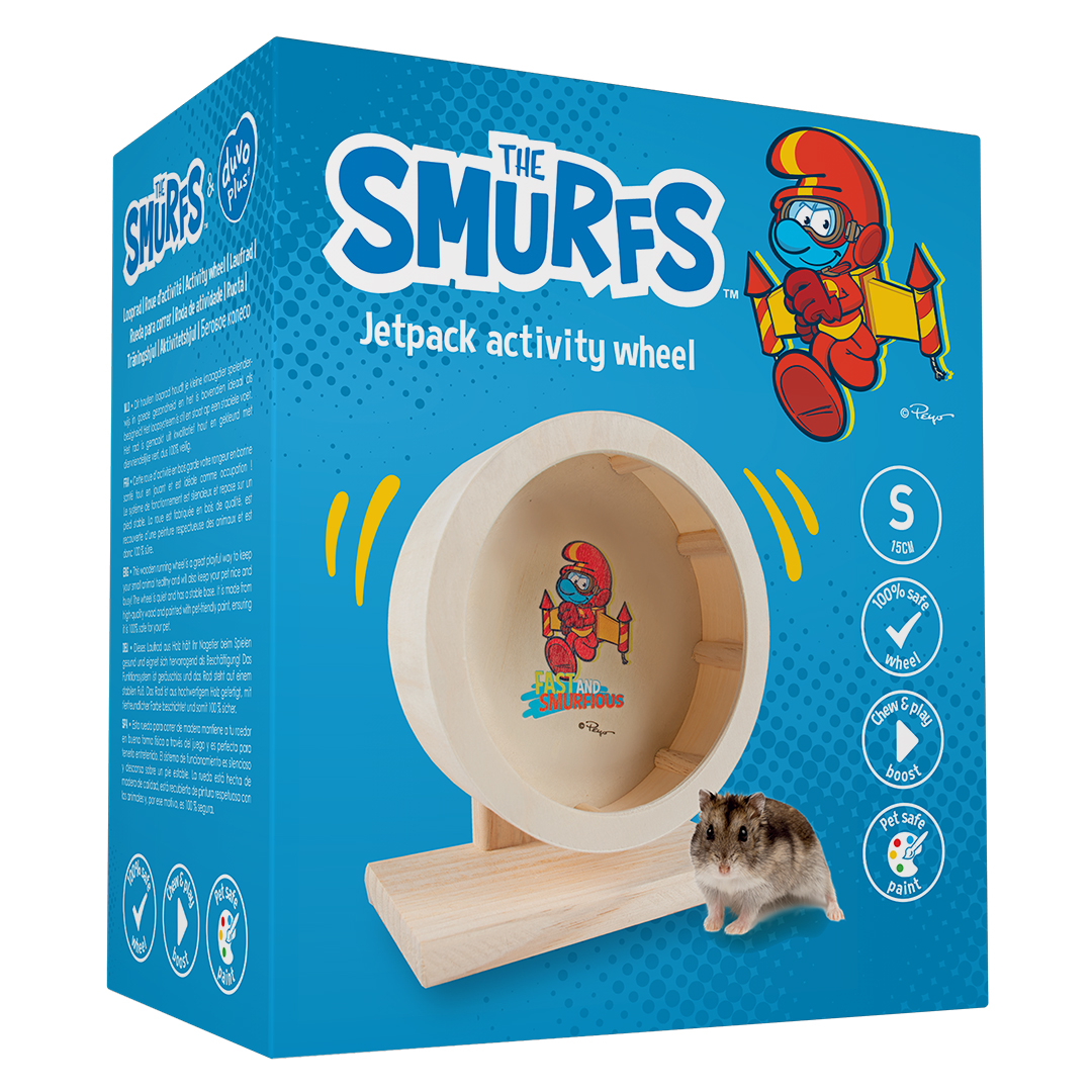 Jeptpack smurf activity wheel - Verpakkingsbeeld