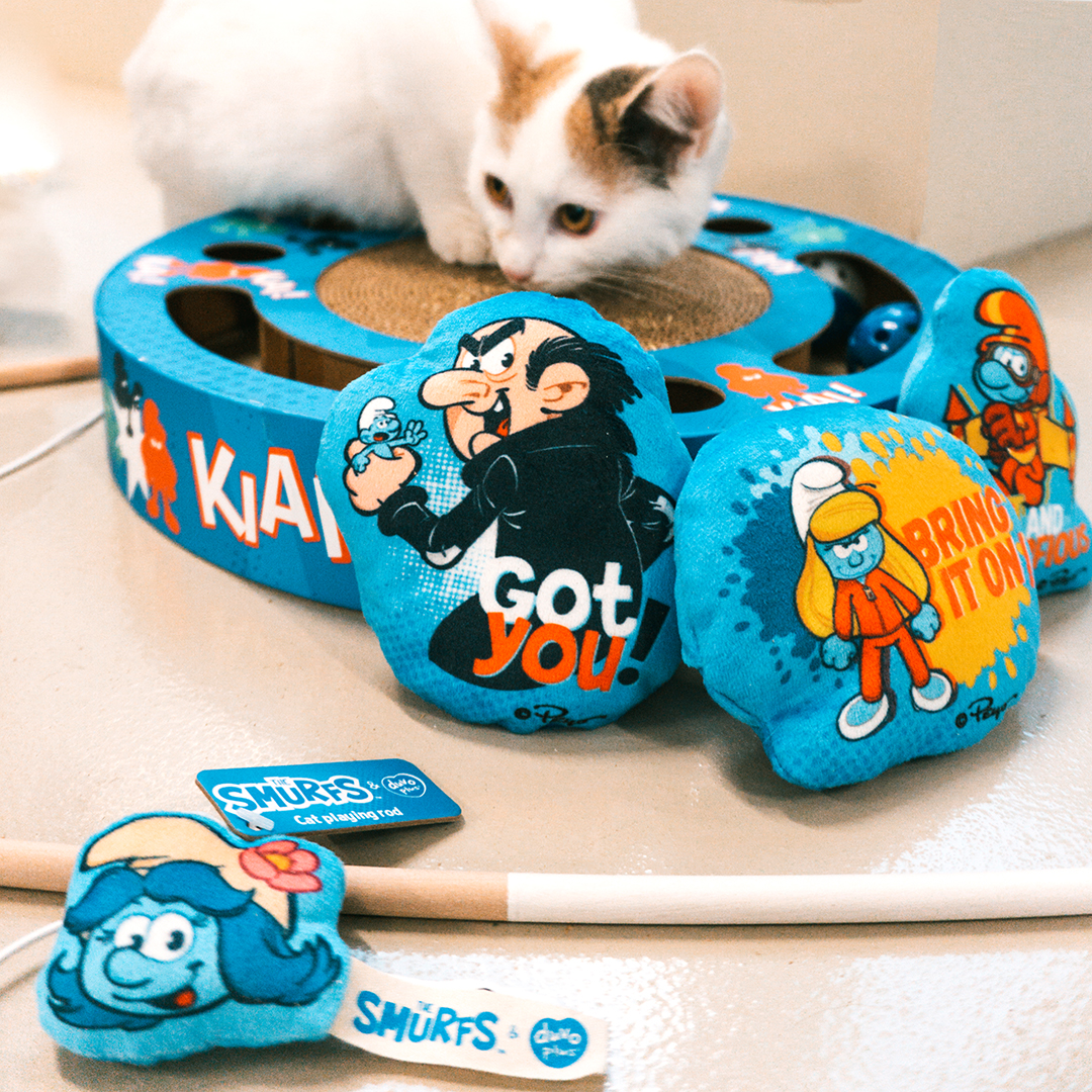 Gargamel jouet avec catnip bleu - Sceneshot