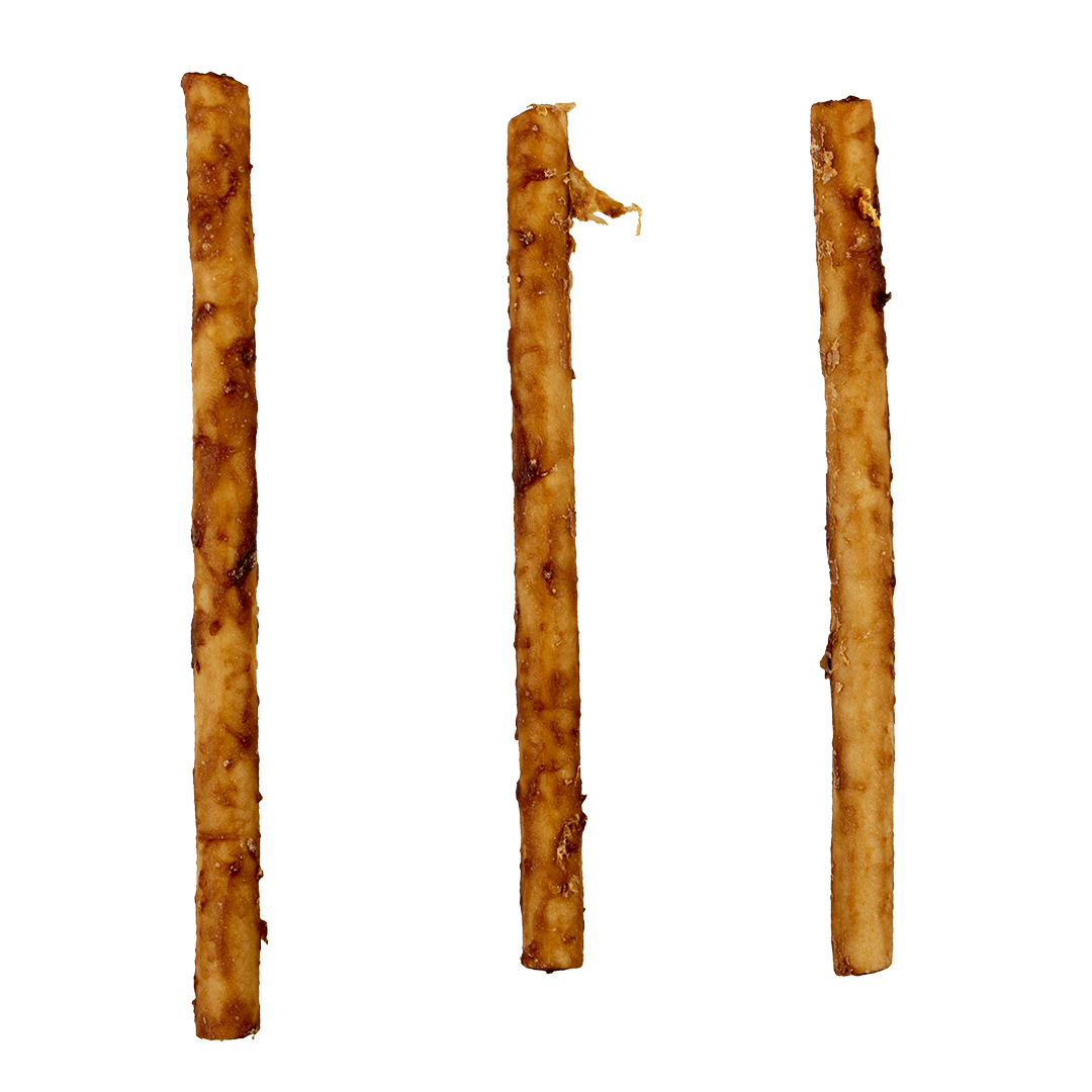 Chew! kip & pindakaas sticks - Foodshot