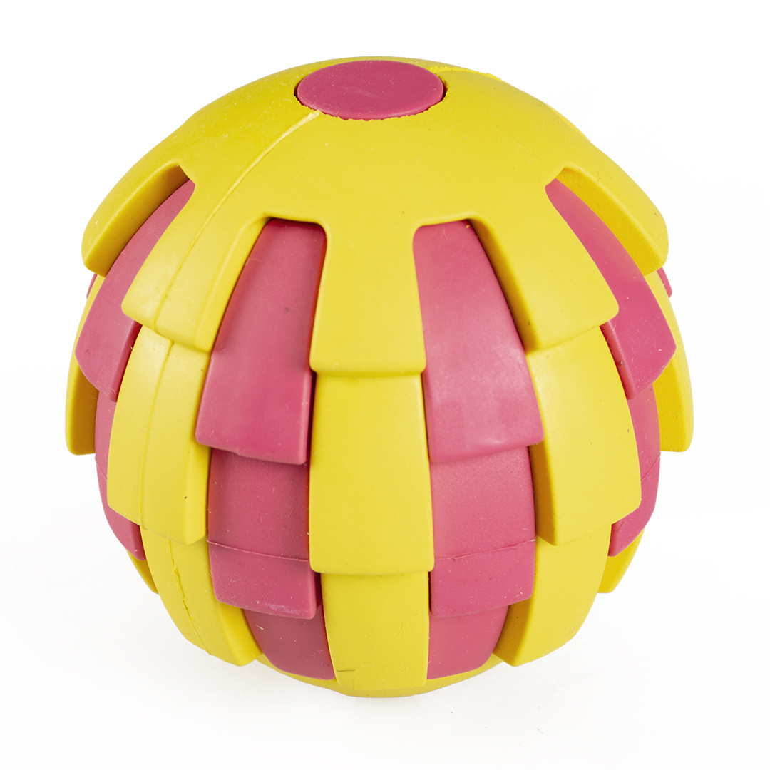Rubber pitahaya ball dispenser multicolour - Product shot