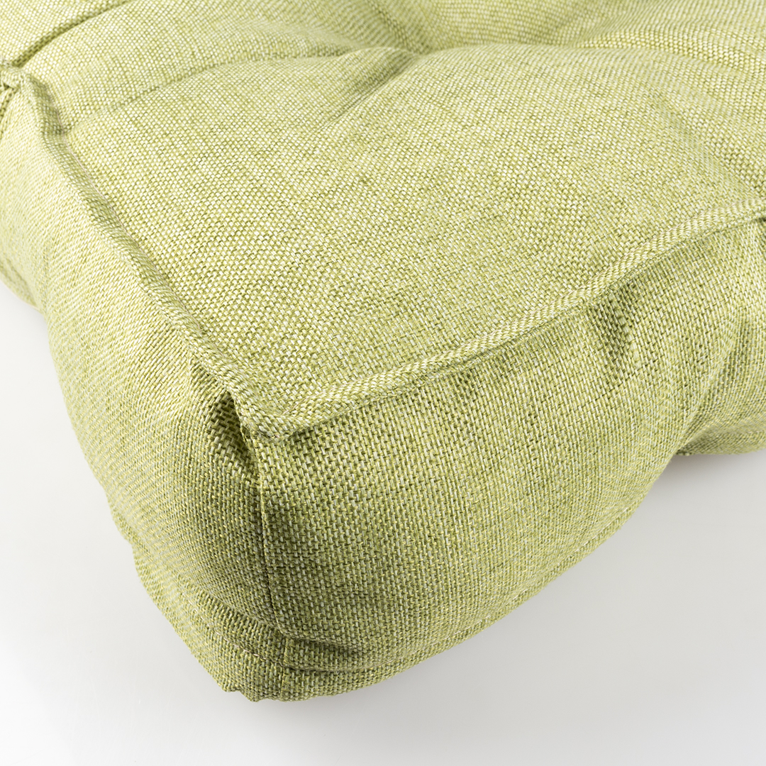 Cushion square quadri green - Detail 1