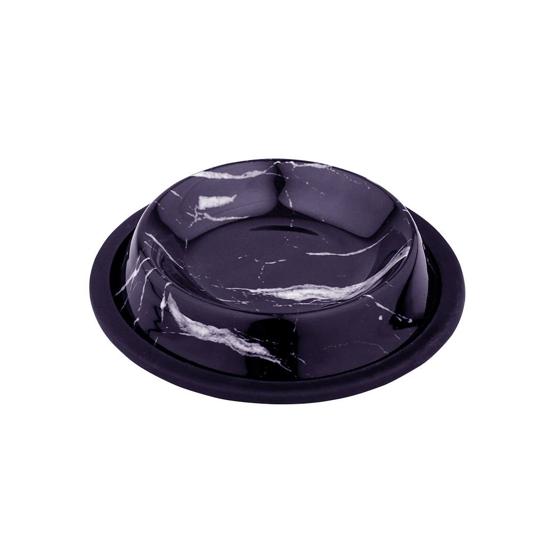 Mangeoire deco fix marble look noir - <Product shot>