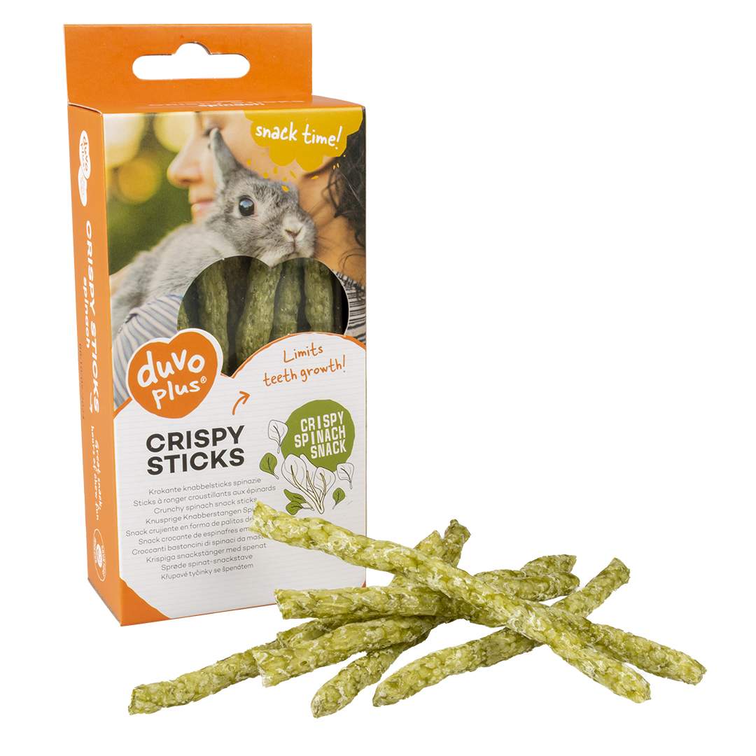 Krokante knabbelsticks spinazie groen - Product shot