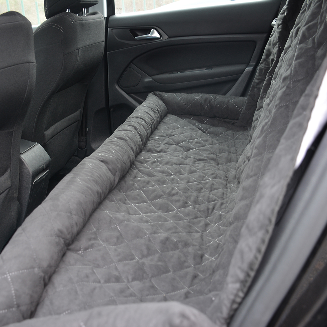 Back seat cover with edge black - Detail 2