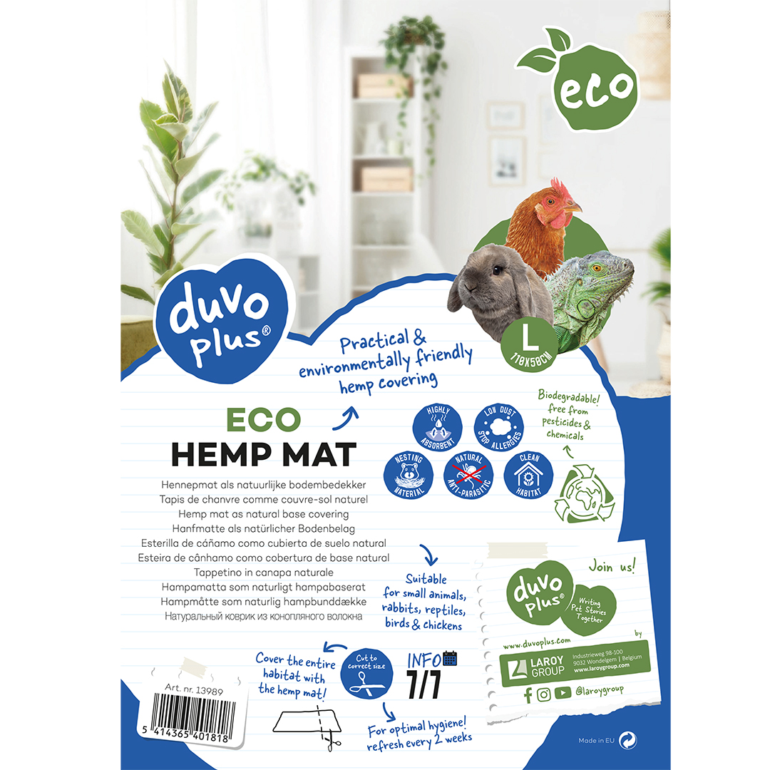 Eco hemp mat - Verpakkingsbeeld