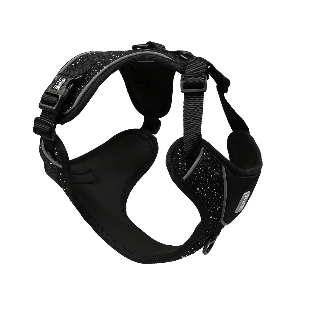 Ultimate fit no-pull harness fashion granite black - <Product shot>