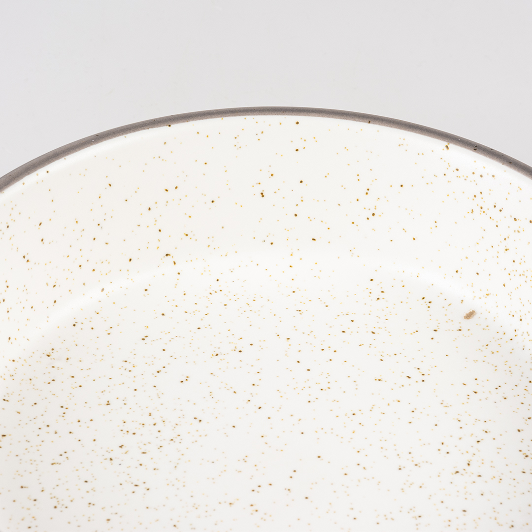 Mangeoire aanti-déversement stone speckle blanc - Detail 1