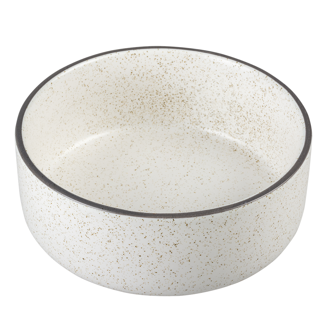 Mangeoire stone speckle blanc - <Product shot>
