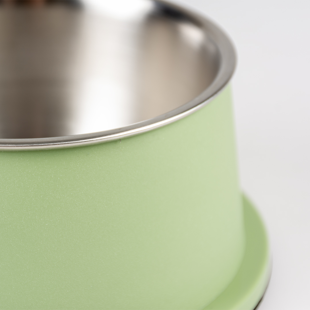 Feeding bowl matte fix conic green - Detail 1