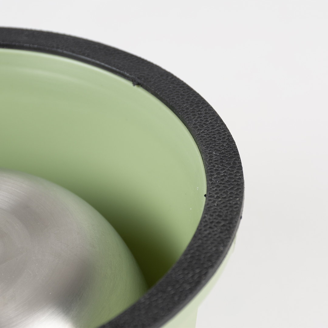 Feeding bowl matte fix conic green - Detail 2