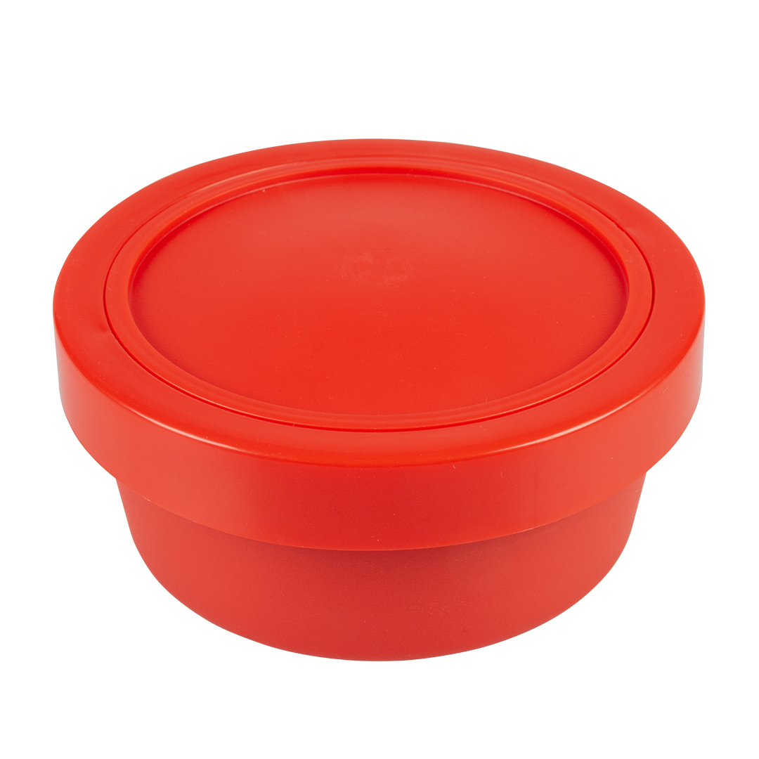 2-in-1 travel bowls red - Product shot