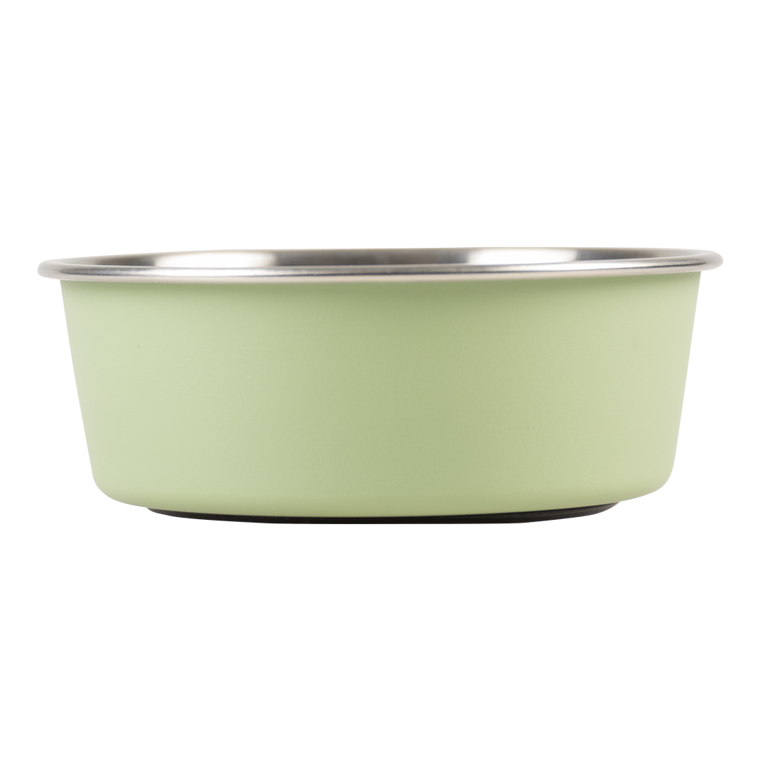Feeding bowl matte fix green - Facing