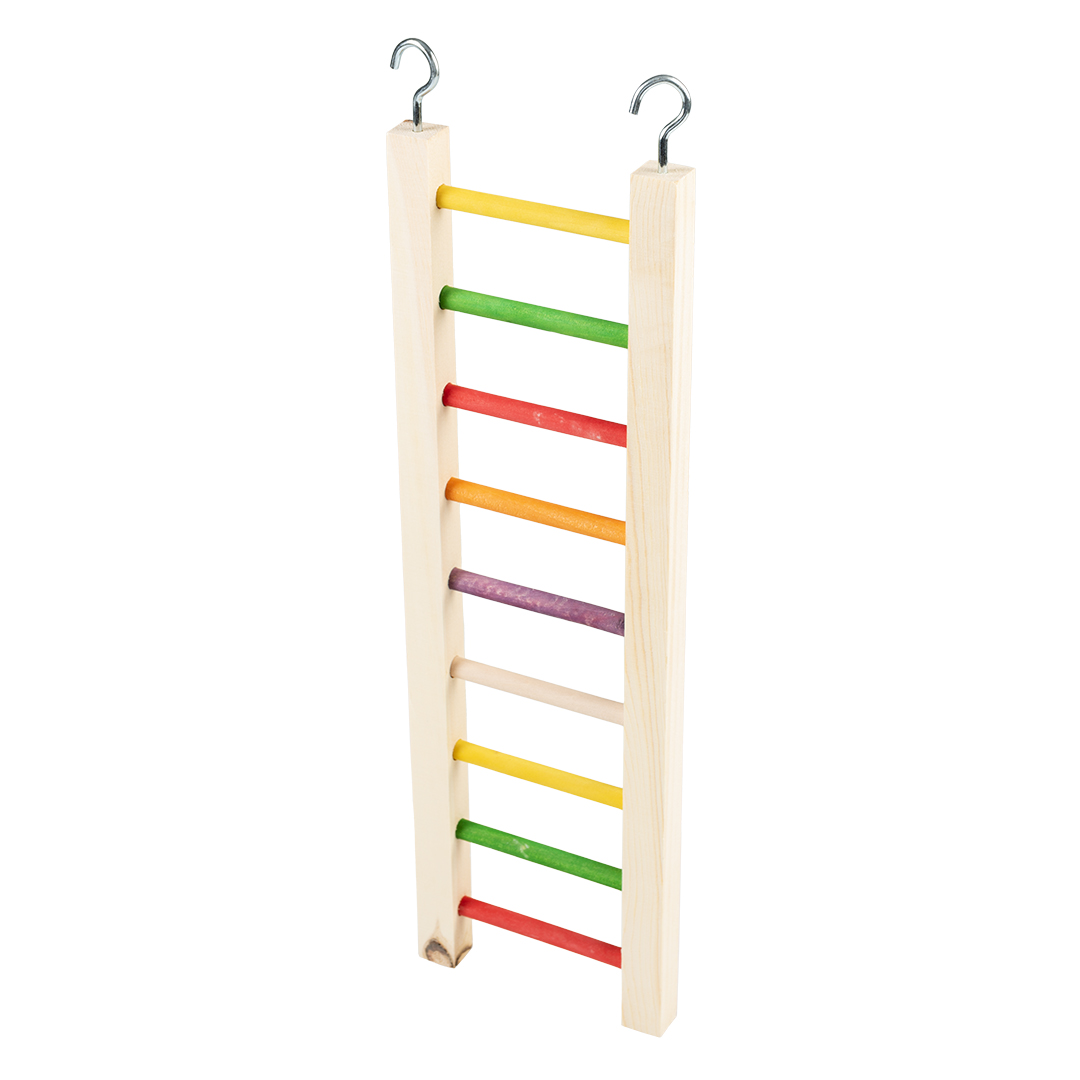 Colourful wooden ladder multicolour - Product shot