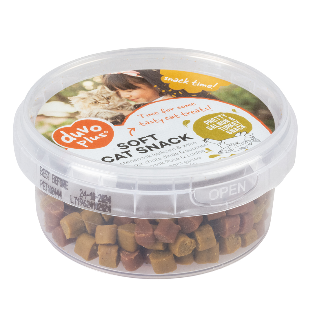 Snack tendre pour chats dinde & saumon - Product shot