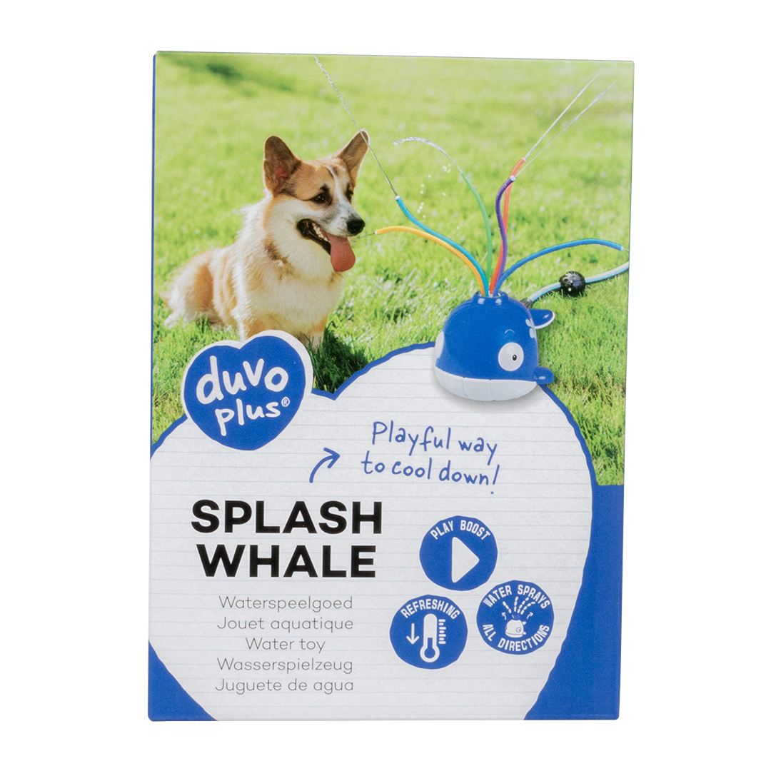 Splash walvis blauw - Verpakkingsbeeld