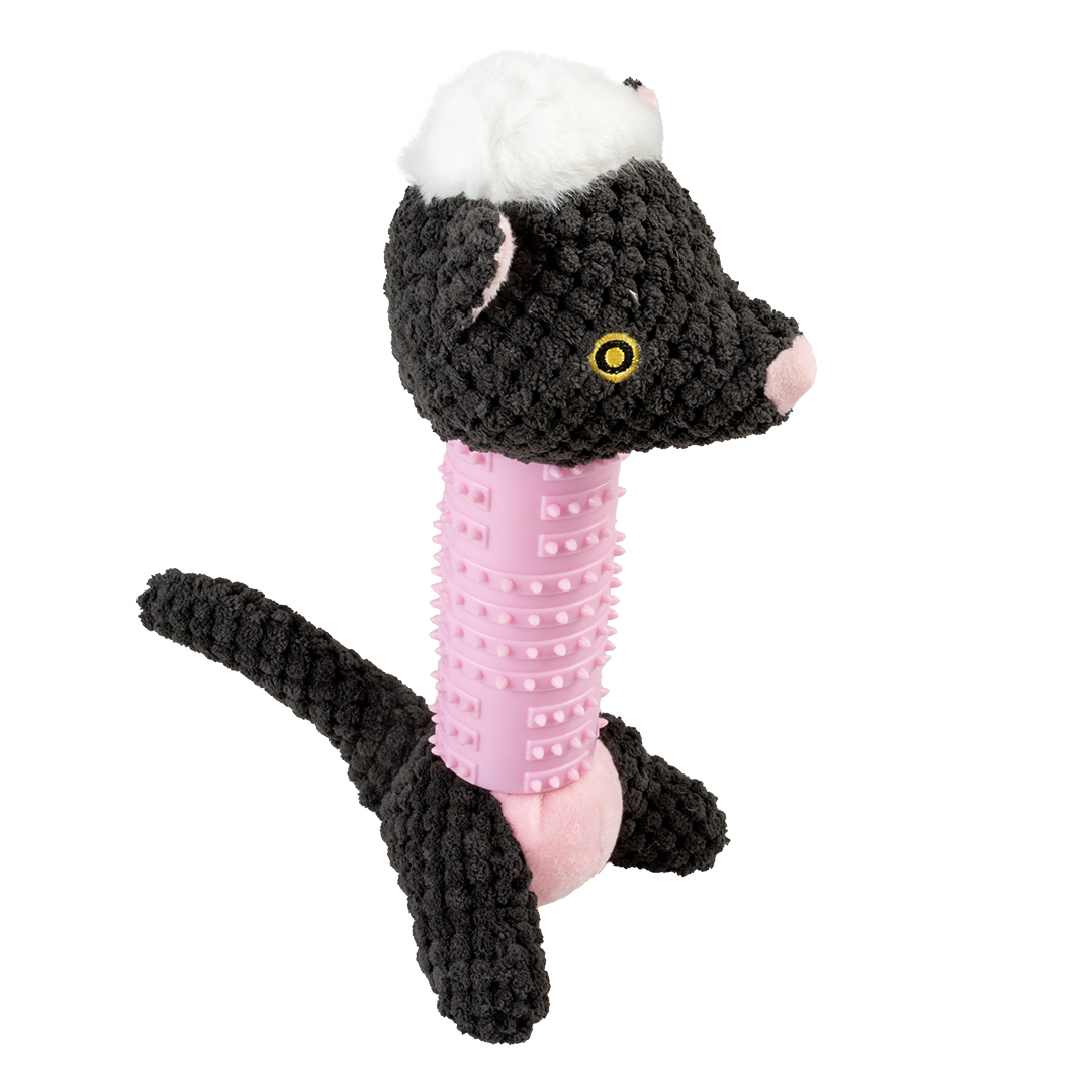 Plush & rubber skunk multicolour - Product shot