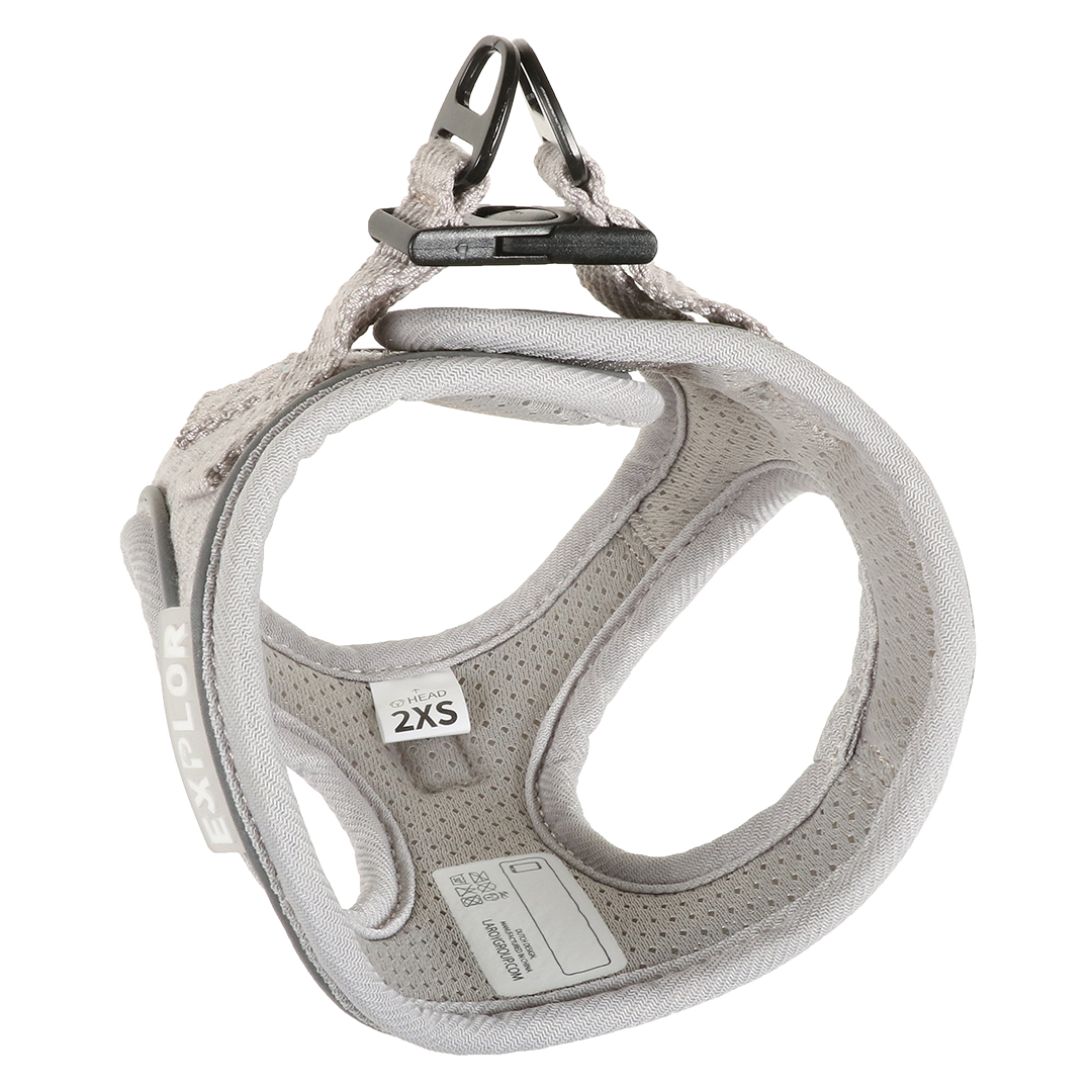 Ultimate fit small dog harness grey - Detail 2