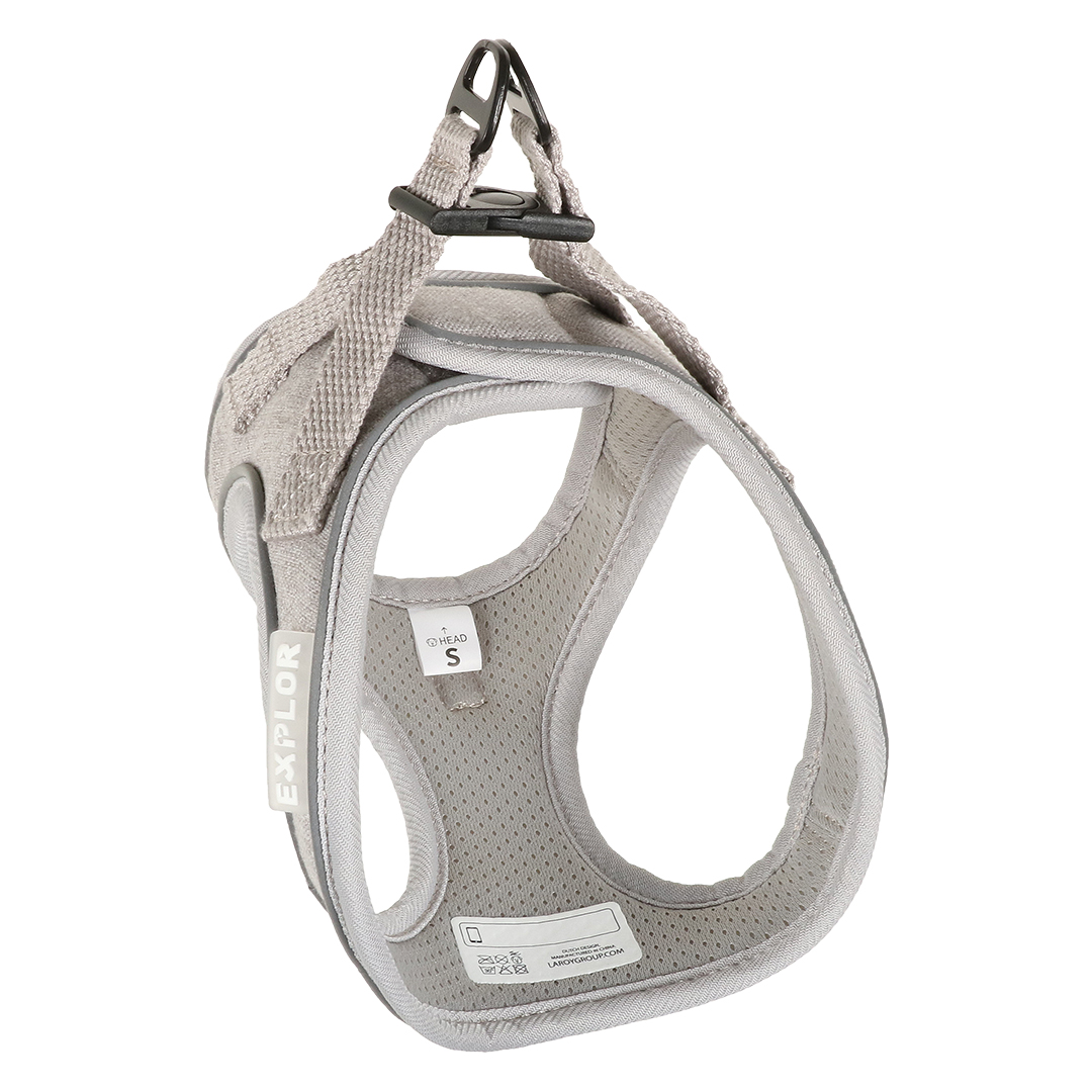 Ultimate fit small dog harness grey - Detail 1